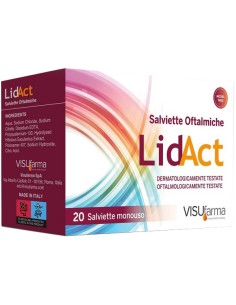 LidAct Salviette Oftalmiche 20 Pezzi