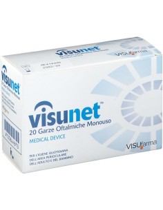 Visunet Garze Oftalmiche 20 Pezzi