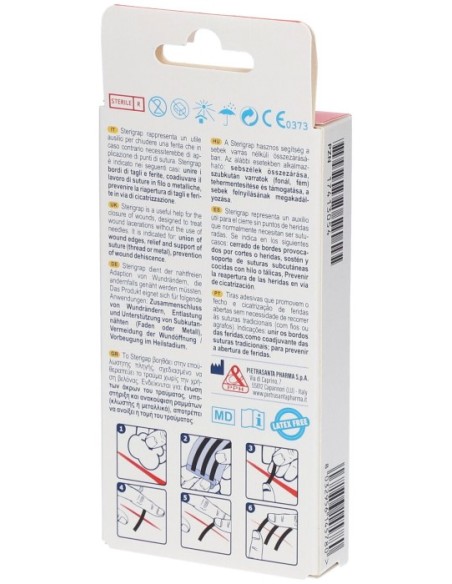 Master-Aid Streigrap Strip Adesivo Sutura Ferite 75x3mm 10 Pezzi