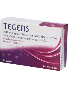 Tegens Granulato Orale 20 Buste 160mg