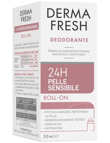 DERMAFRESH 24H PELLE SENSIBILE ROLL ON 50 ML