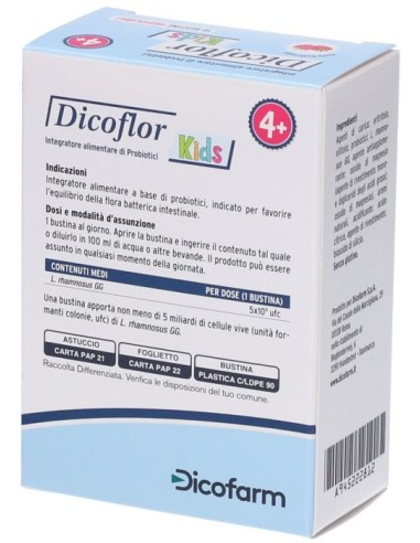 DICOFLOR KIDS 18 BUSTINE OROSOLUBILI GUSTO...