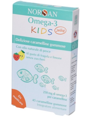 Norsan Omega-3 Kids 45 Caramelline