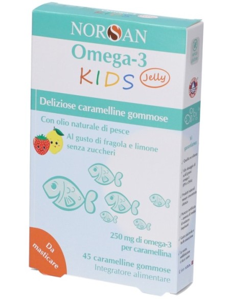 Norsan Omega-3 Kids 45 Caramelline