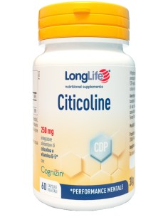 LONGLIFE CITICOLINE 60 CAPSULE VEGETALI SENZA GLUTINE