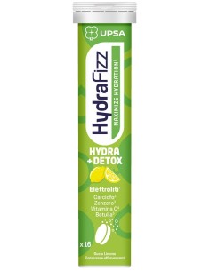 UPSA HYDRAFIZZ DETOX MAXIMIZE HYDRATION 16 COMPRESSE...