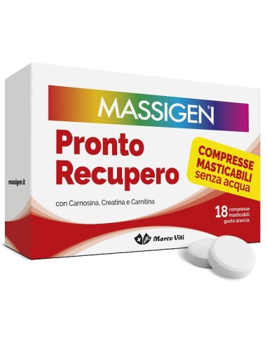 MASSIGEN PRONTO RECUPERO 18 COMPRESSE MASTICABILI