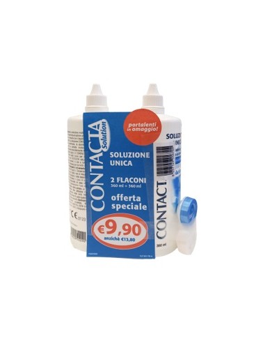 CONTACTA SOLUZIONE 2 FLACONI DA 360 ML +...