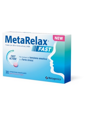 METARELAX FAST 30 COMPRESSE MASTICABILI GUSTO...
