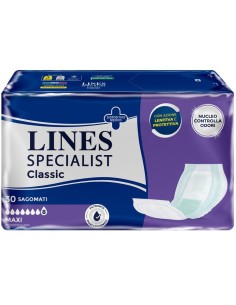 Lines Specialist Classic Sagomato Maxi 30 Pezzi