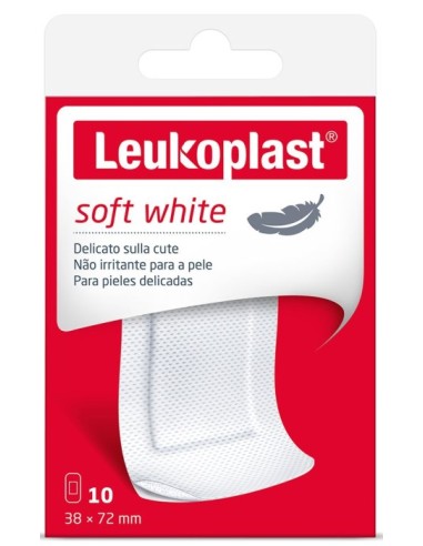 Leukoplast Soft White Cerotti 72mmx38mm 10 Pezzi