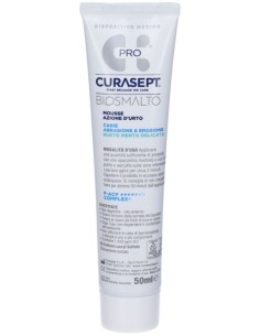 Curasept Biosmalto Mousse Carie Gusto Menta