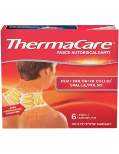 ThermaCare 6 Fasce Autoriscaldanti Dolori Collo/Spalla/Polso