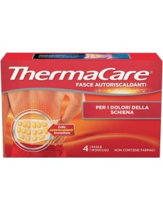 ThermaCare 4 Fasce Autoriscaldanti per Dolori della Schiena