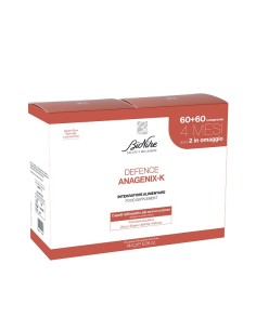 DEFENCE ANAGENIX K 60 CAPSULE 2 PEZZI SENZA GLUTINE...