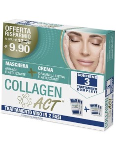 Collagen Act Trattamento Viso 2 Fasi Maschera + Crema