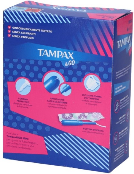 Tampax &Go Mini 18 Pezzi