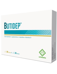 BUTIDEP CAPSULE 30 CAPSULE BIANCHE + 30 CAPSULE AZZURRE