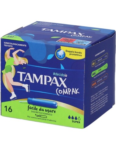 Tampax Compak Super 16 Pezzi