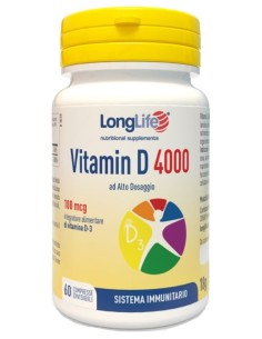 LongLife Vitamin D 4000 u.i. 60 Compresse