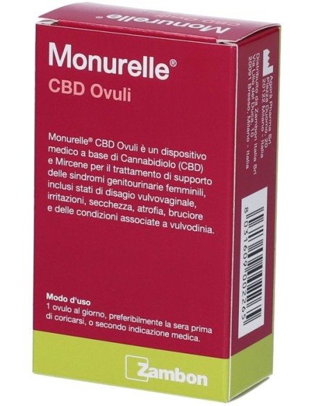 Monurelle CBD 10 Ovuli