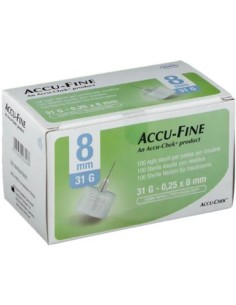 AGO PER PENNA DA INSULINA ACCU-FINE PEN NEEDLE ACCU-CHEK...