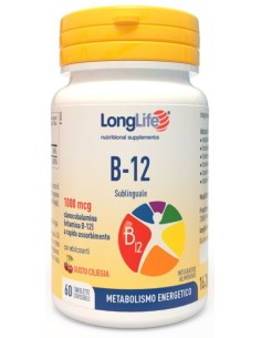 LongLife B-12 60 Tavolette Sublinguali 1000mcg