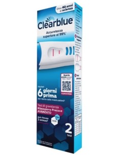 Clearblue Test Gravidanza Rilevazione Precoce 2 Pezzi