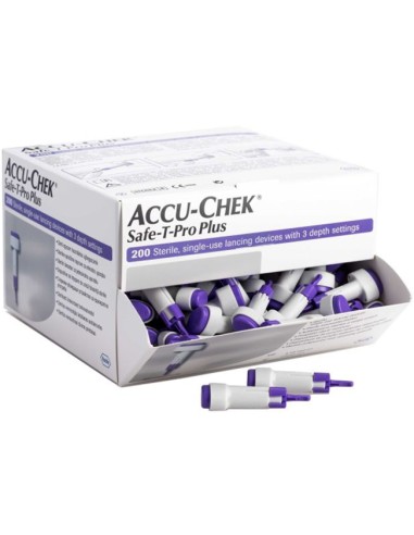 LANCETTE PUNGIDITO ACCU-CHEK SAFE T PRO PLUS PD...