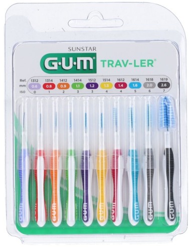 Gum Trav-Ler Scovolini 10 Pezzi