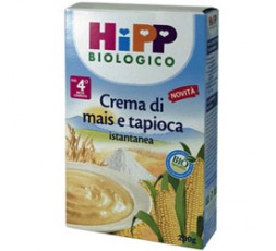 HIPP BIO CREMA DI CEREALI MAIS TAPIOCA 200 G