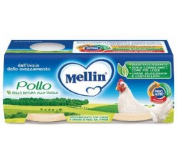 Mellin Omogeneizzato Pollo 4x80g 2
