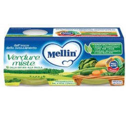 Mellin Omogeneizzato Verdure Miste 2x80g 2